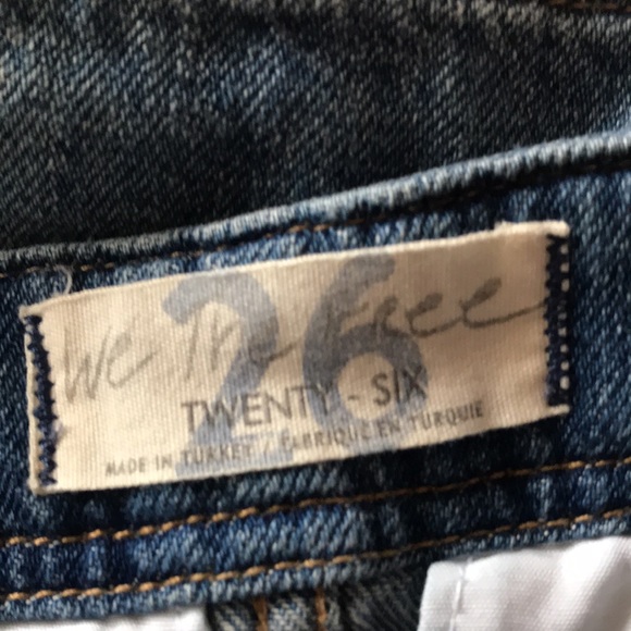 FREE PEOPLE JEAN SKIRT COOL POCKET DETAILING - Picture 8 of 8